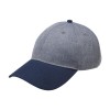Curved Heather Cap Blue Heather Front